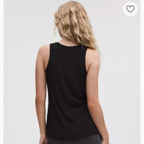 Lululemon Modal Silk Side Slit Black Athletic Tank Top - Size XXS - Picture 2 of 11